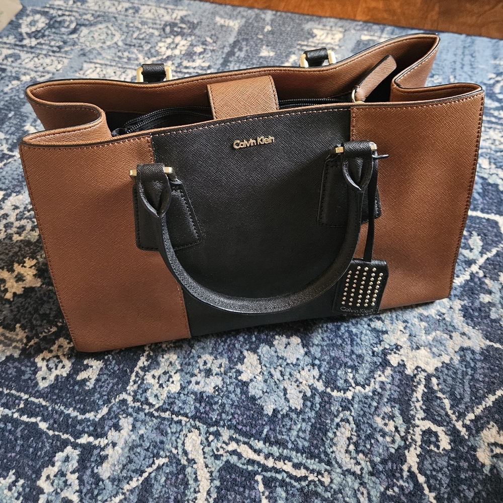Calvin Klein Large Leather Bag